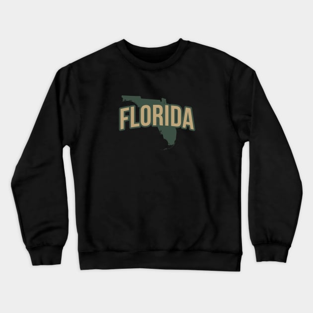 florida Crewneck Sweatshirt by Novel_Designs